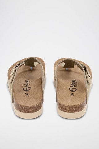 Sandales en nubuck - Kaki