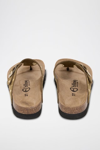 Sandales en nubuck - Kaki