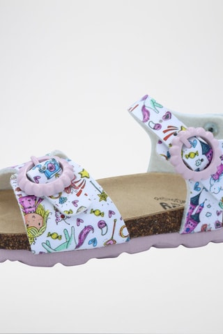 Sandales Rosso - Blanc et rose