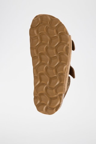 Sandales en nubuck - Marron clair