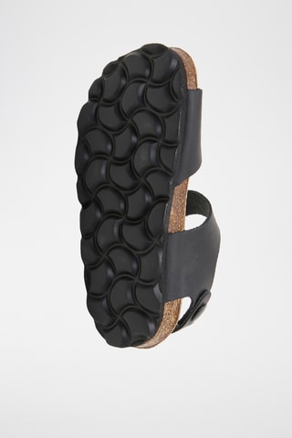 Sandales en cuir - Noir