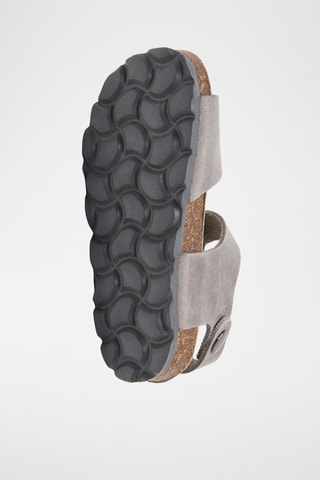 Sandales en cuir - Gris