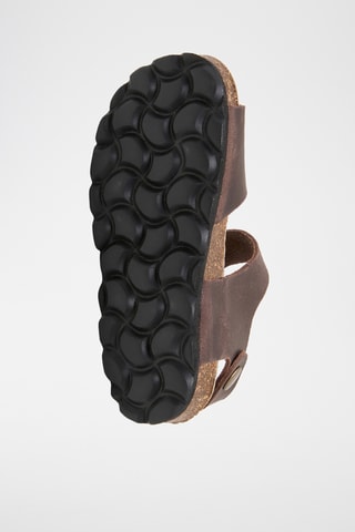 Sandales en cuir - Marron