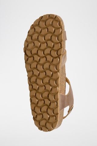 Sandales en cuir - Marron