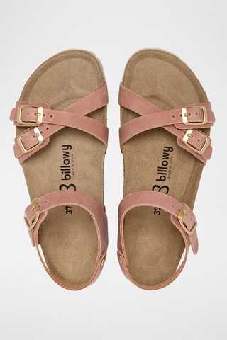 Sandales en cuir - Rose