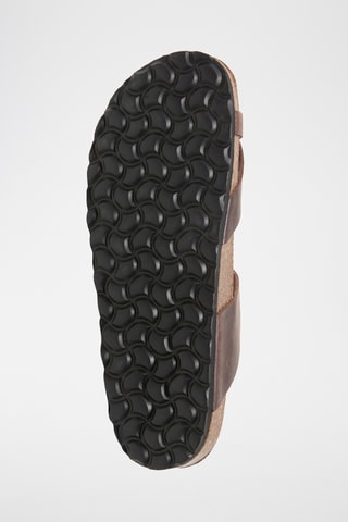 Sandales en cuir - Marron