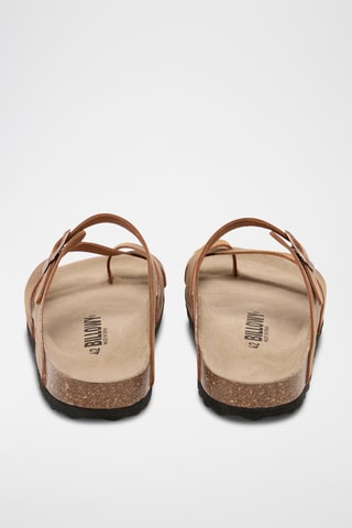 Sandales en cuir - Marron