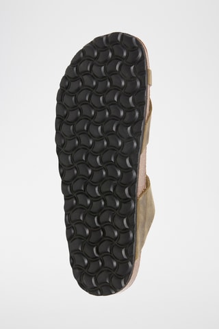 Sandales en cuir - Kaki