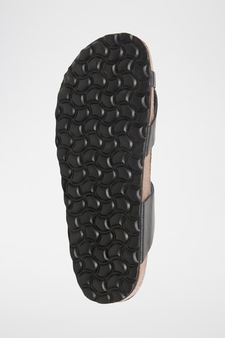 Sandales en cuir - Noir