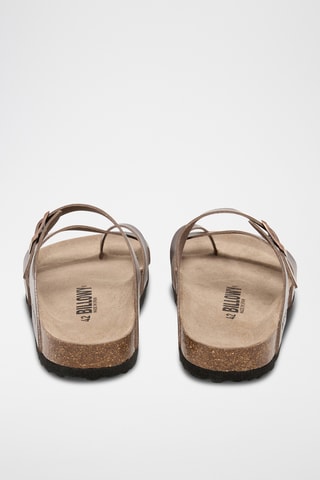 Sandales en cuir - Marron