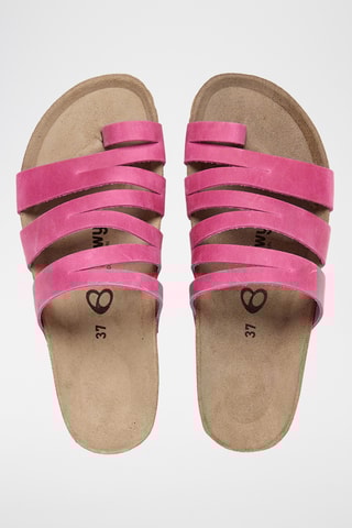 Sandales en cuir - Rose