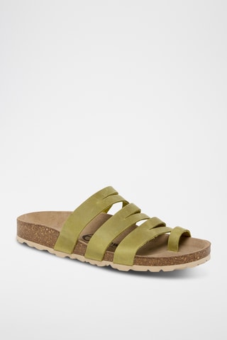 Sandales en cuir - Vert