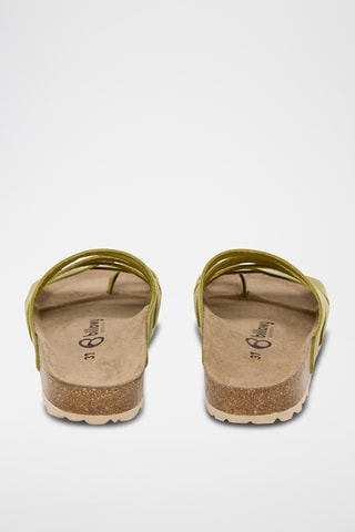 Sandales en cuir - Vert