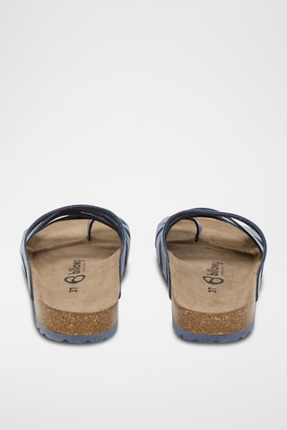 Sandales en cuir - Bleu