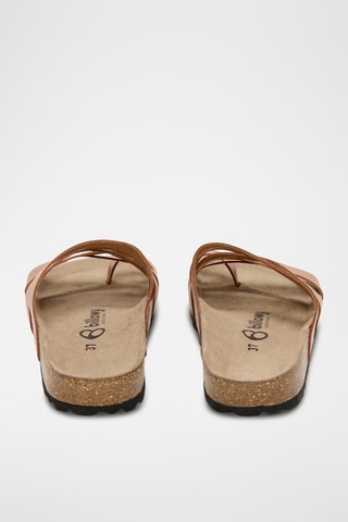 Sandales en cuir - Marron