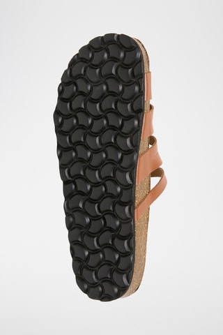 Sandales en cuir - Marron