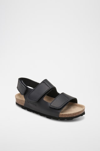 Sandales en cuir - Noir