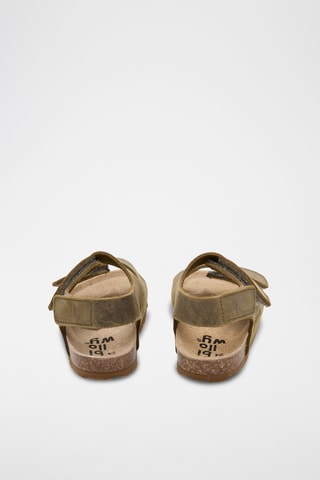 Sandales en cuir - Kaki