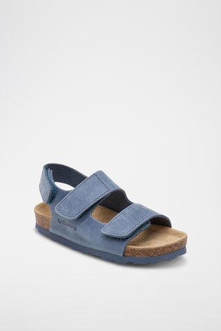Sandales en cuir - Bleu