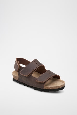 Sandales en cuir - Marron