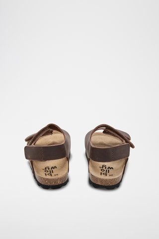 Sandales en cuir - Marron