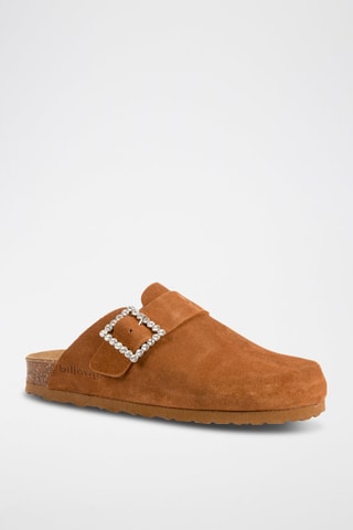 Sabots en nubuck - Camel