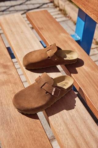 Sabots en nubuck Rosso - Marron