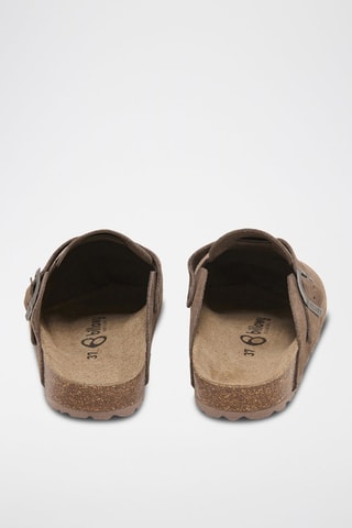 Sabots en nubuck Zueco - Marron