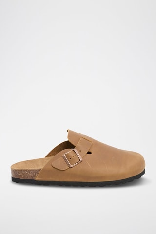 Sabots en cuir - Marron