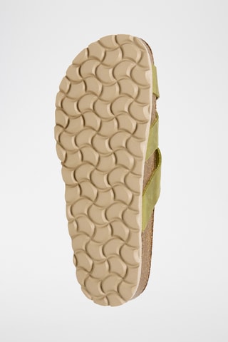 Mules en cuir - Vert