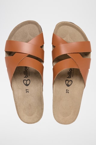 Mules en cuir - Beige