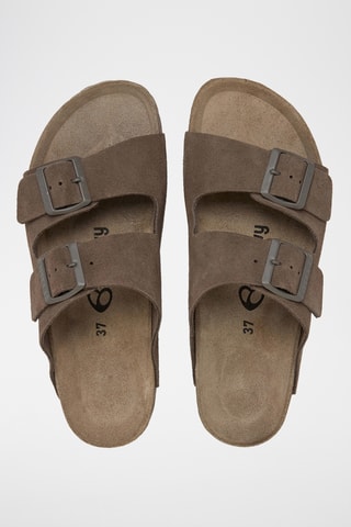 Mules en cuir - Marron