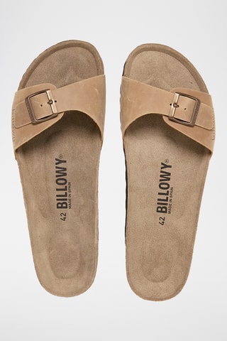 Mules en cuir - Beige