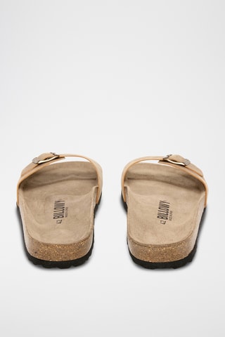 Mules en cuir - Beige