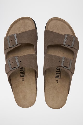 Mules en cuir - Marron