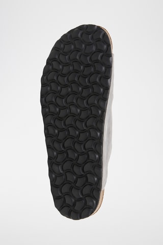 Mules en cuir - Gris