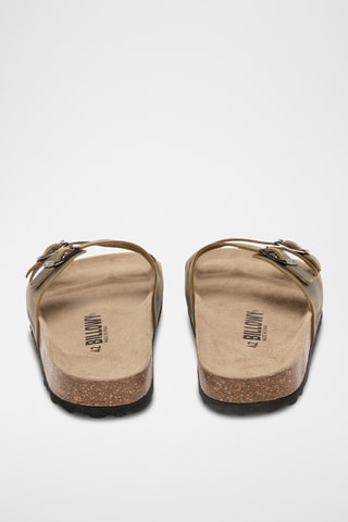 Mules en cuir - Marron