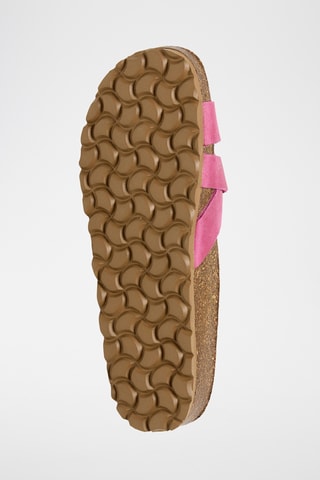 Mules en cuir - Rose