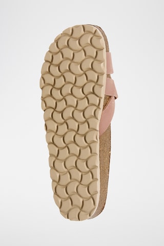 Mules en cuir - Rose