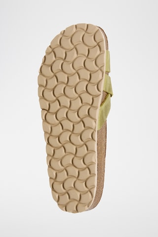 Mules en cuir - Vert