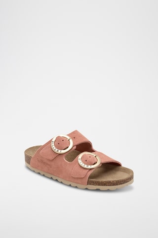 Mules en cuir - Rose