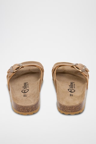 Mules en cuir - Marron