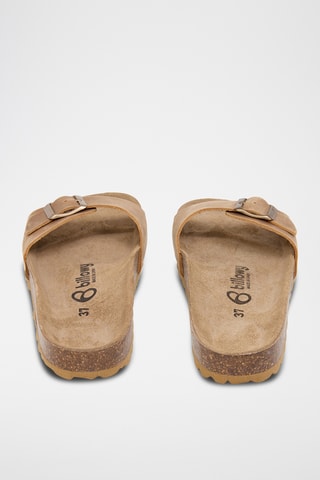 Mules en cuir - Camel