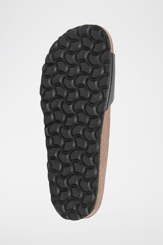 Mules en cuir - Noir