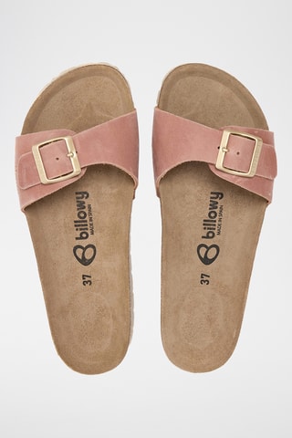 Mules en cuir - Rose