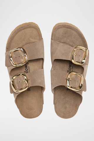 Mules en cuir - Beige