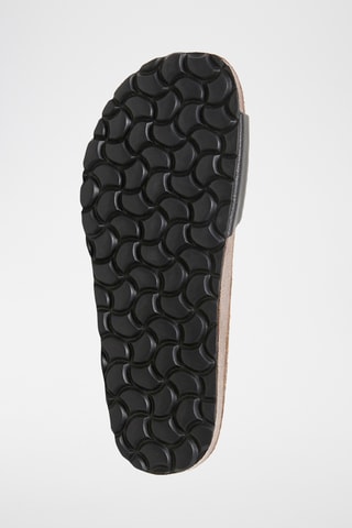 Mules en cuir - Noir