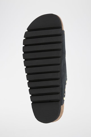 Mules en cuir - Noir