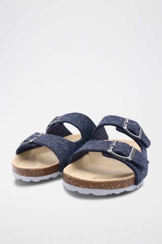 Mules Bleu marine chiné