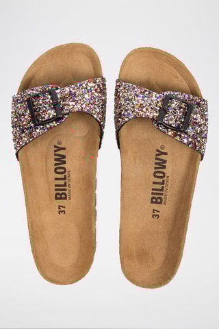 Mules - Noir et argenté